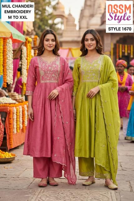 Ossm style 1670 heroine kurtis wholesale